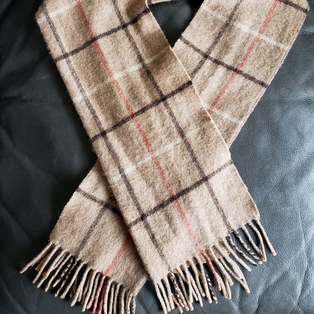 Plaid Neck Scarf